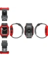 Buy Bizon Strap + Case Watch Armor Apple Watch 44 / 45mm red - BIZ304 - {ean13} - Home Screen Store Europe