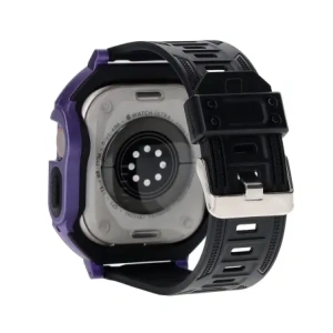 Kup Etui z paskiem Bizon Strap + Case Watch Armor do Apple Watch Ultra 49mm fialové - BIZ307 - {ean13} - Sklep Home Screen
