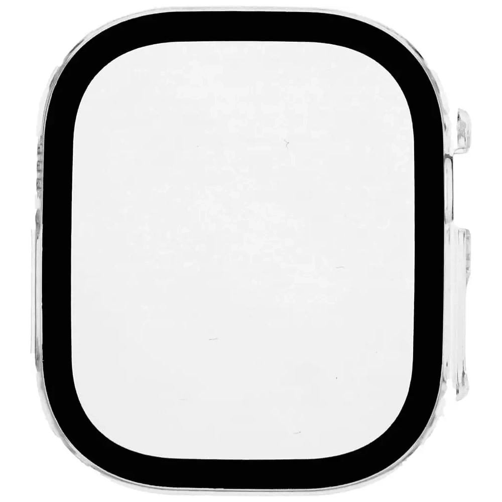 Etui Bizon Case+Glass do Apple Watch Ultra 49mm przezroczyste