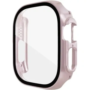 Kup Bizon Case+Glass Apple Watch Ultra 49mm pink - BIZ310 - {ean13} - Sklep Home Screen