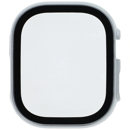 Kup Bizon Case+Glass Apple Watch Ultra 49mm silber - BIZ311 - {ean13} - Sklep Home Screen