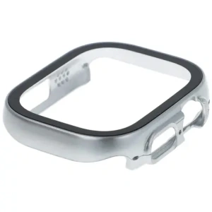 Kup Bizon Case+Glass Apple Watch Ultra 49mm silber - BIZ311 - {ean13} - Sklep Home Screen