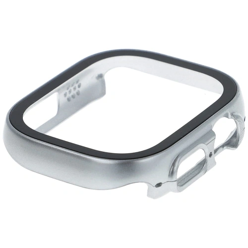 Kup Bizon Case+Glass Apple Watch Ultra 49mm silber - BIZ311 - {ean13} - Sklep Home Screen