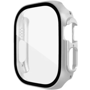 Kup Bizon Case+Glass Apple Watch Ultra 49mm silber - BIZ311 - {ean13} - Sklep Home Screen