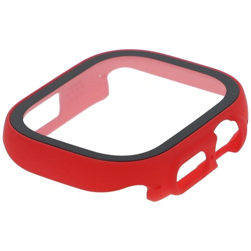 Kup Bizon Case+Glass Apple Watch Ultra 49mm rot - BIZ312 - {ean13} - Sklep Home Screen