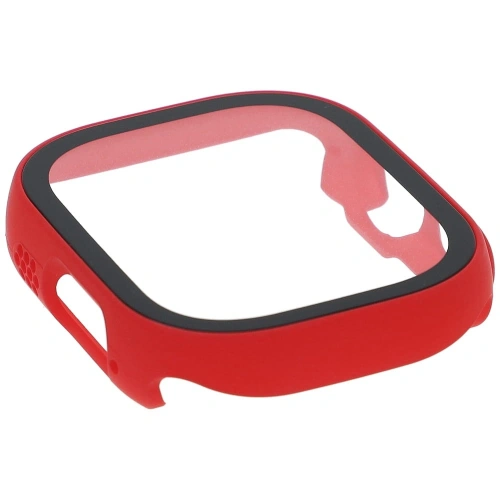Kup Bizon Case+Glass Apple Watch Ultra 49mm rot - BIZ312 - {ean13} - Sklep Home Screen