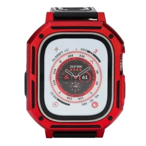 Kup Bizon Strap + Case Watch Armor Apple Watch Ultra 49mm rot - BIZ313 - {ean13} - Sklep Home Screen