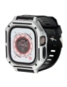 Kup Bizon Strap + Case Watch Armor Apple Watch Ultra 49mm ezüst - BIZ314 - {ean13} - Sklep Home Screen