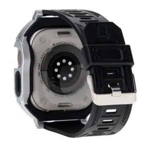 Kup Bizon Strap + Case Watch Armor Apple Watch Ultra 49mm Silber - BIZ314 - {ean13} - Sklep Home Screen