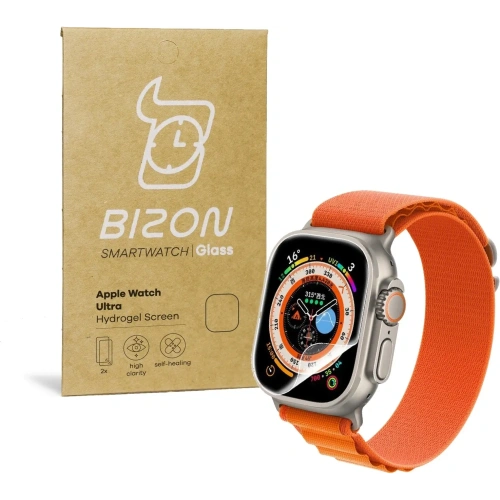 Kup Bizon Glass Hydrogel Apple Uhr Ultra 49mm [2 PACK] - BIZ315 - {ean13} - Sklep Home Screen