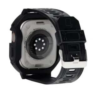 Kup Bizon Strap + Case Watch Armor Apple Watch Ultra 49mm schwarz - BIZ316 - {ean13} - Sklep Home Screen