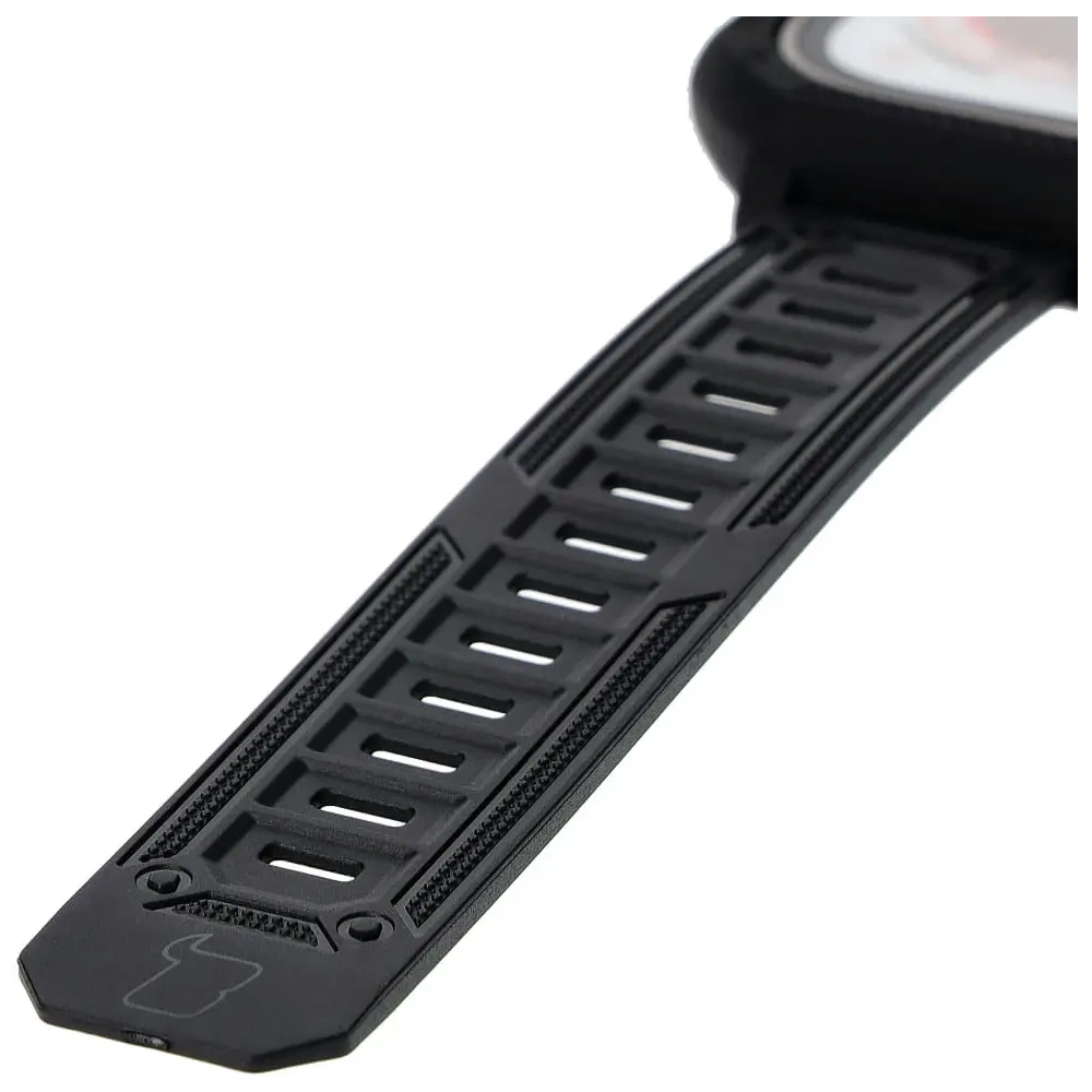 Etui z paskiem Bizon Strap + Case Watch Armor do Apple Watch Ultra 49mm czarne