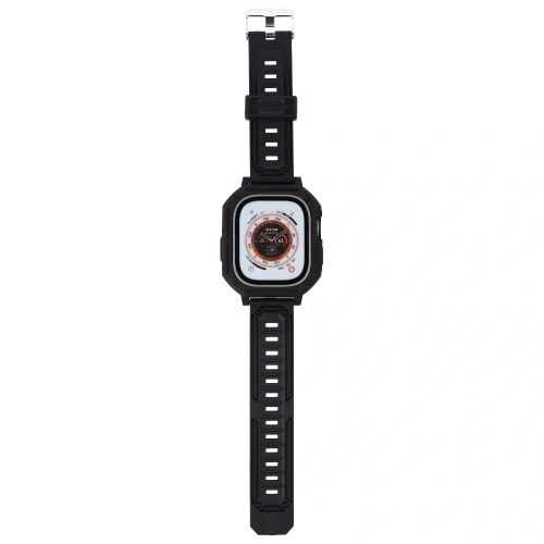 Kup Bizon Strap + Case Watch Armor Apple Watch Ultra 49mm fekete - BIZ316 - {ean13} - Sklep Home Screen