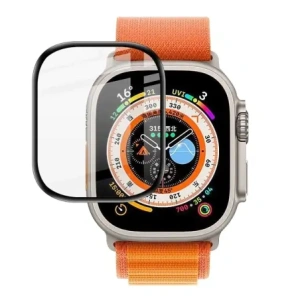 Kup Bizon Glass Edge Apple Watch Ultra 49mm schwarz - BIZ318 - {ean13} - Sklep Home Screen