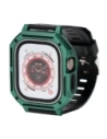 Kup Etui z paskiem Bizon Strap + Case Watch Armor do Apple Watch Ultra 49mm zielone - BIZ319 - {ean13} - Sklep Home Screen