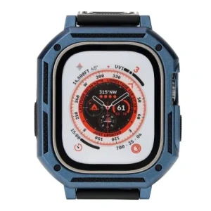 Kup Bizon Strap + Case Watch Armor Apple Watch Ultra 49mm marineblau - BIZ320 - {ean13} - Sklep Home Screen