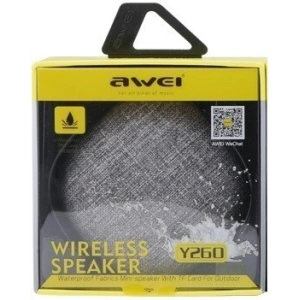 Buy AWEI Wireless Mini Speaker Bluetooth Y260 grey - AWEI002GRY - {ean13} - Home Screen Store Europe