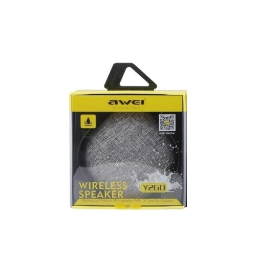 Kup AWEI Mini-Bluetooth-Lautsprecher Y260 grau/grau - AWEI002GRY - {ean13} - Sklep Home Screen