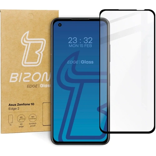 Kup Szkło hartowane Bizon Glass Edge 2 do Asus Zenfone 10 czarne - BIZ324 - {ean13} - Sklep Home Screen