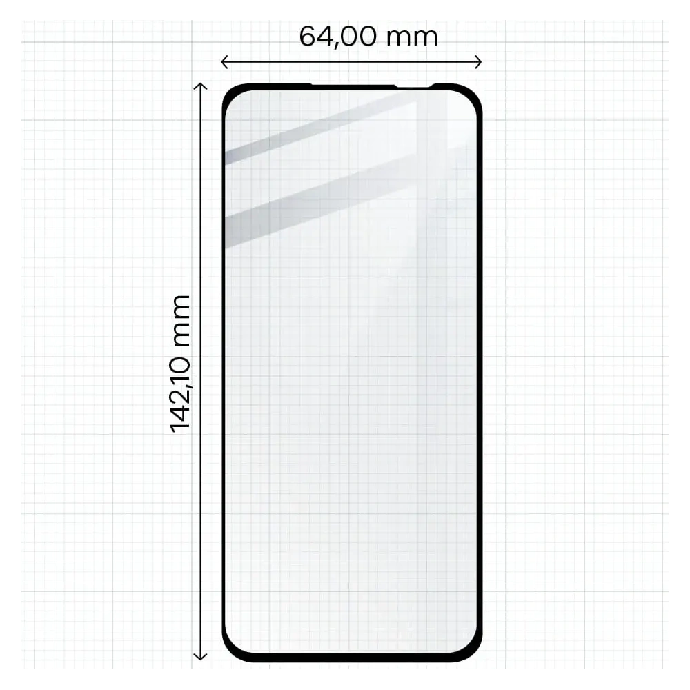 Szkło hartowane Bizon Glass Edge 2 do Asus Zenfone 10 czarne