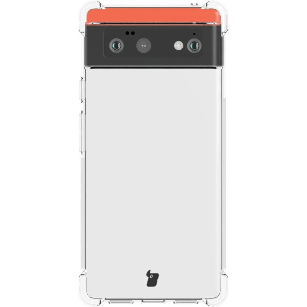 Etui + 2x szkło na ekran + obiektyw Bizon Case Clear Pack do Google Pixel 6 przezroczyste