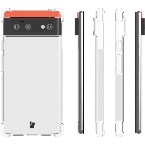 Kup Etui + 2x szkło na ekran + obiektyw Bizon Case Clear Pack do Google Pixel 6 przezroczyste - BIZ327 - {ean13} - Sklep Home Screen