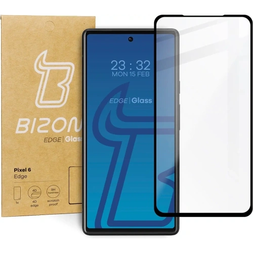 Kup Szkło hartowane Bizon Glass Edge do Google Pixel 6 czarne - BIZ328 - {ean13} - Sklep Home Screen
