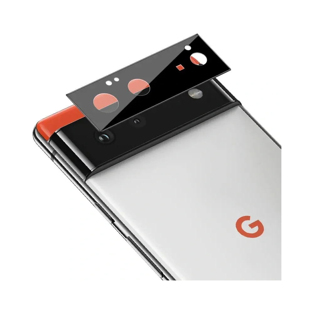 Szkło hartowane Bizon Glass Edge - [2 PACK] + ochrona na obiektyw Google Pixel 6 czarne