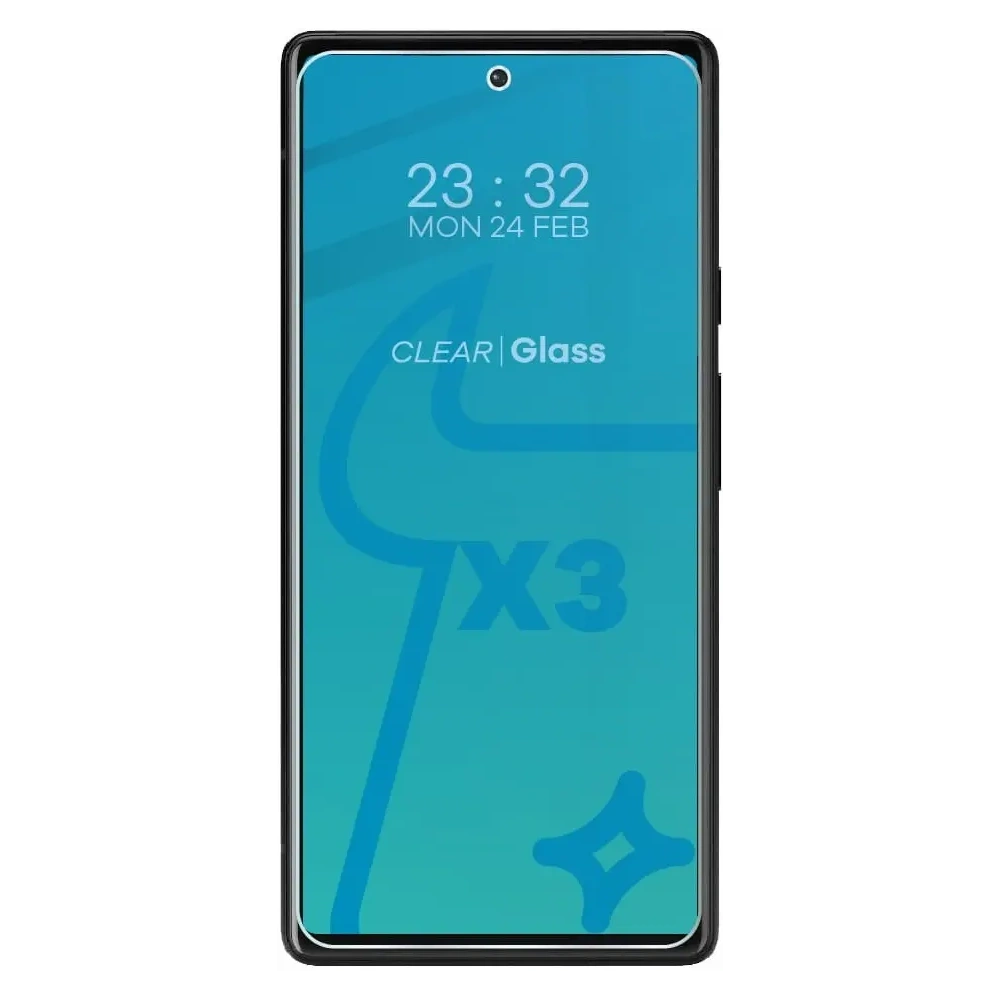 Szkło hartowane Bizon Glass Clear - 3 szt. + obiektyw Google Pixel 6