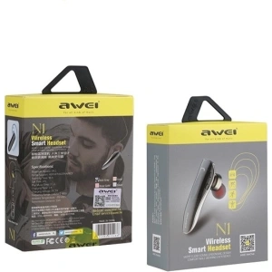 Kup AWEI căști Bluetooth mono N1 gri/grey - AWEI009GRY - {ean13} - Sklep Home Screen