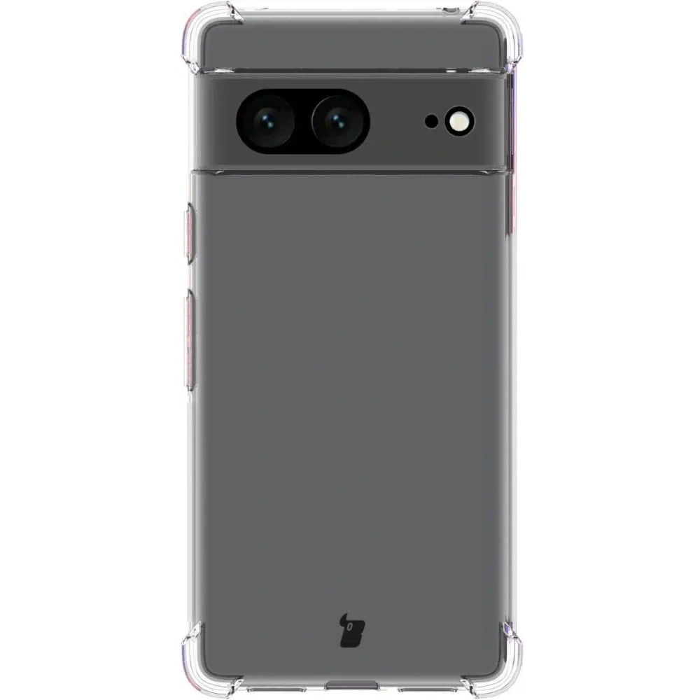 Etui + 2x szkło na ekran Bizon Case Clear Pack do Google Pixel 7 przezroczyste