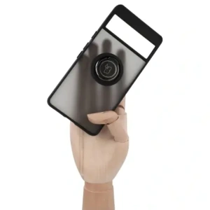 Kup Bizon Case Hybrid Ring Google Pixel 7 rauchig mit einem schwarzen Rahmen - BIZ342 - {ean13} - Sklep Home Screen