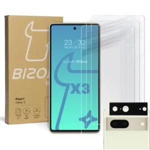 Kup BIZON Klar 2 3x Bildschirmglas + Kameraglas Google Pixel 7 - BIZ345 - {ean13} - Sklep Home Screen
