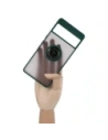 Kup Etui z uchwytem na palec Bizon Case Hybrid Ring do Google Pixel 7 Pro przydymione z ciemnozieloną ramką - BIZ347 - {ean13} - Sklep Home Screen