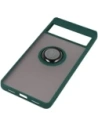 Kup Etui z uchwytem na palec Bizon Case Hybrid Ring do Google Pixel 7 Pro przydymione z ciemnozieloną ramką - BIZ347 - {ean13} - Sklep Home Screen