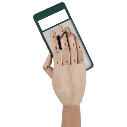 Kup Etui z uchwytem na palec Bizon Case Hybrid Ring do Google Pixel 7 Pro przydymione z ciemnozieloną ramką - BIZ347 - {ean13} - Sklep Home Screen