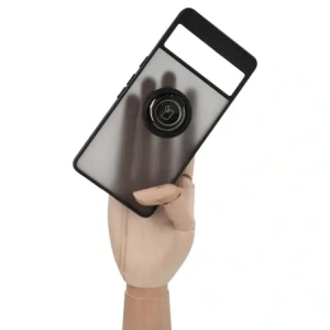 Kup Etui s úchytem na prst Bizon Case Hybrid Ring pro Google Pixel 7 Pro kouřové s černým rámečkem - BIZ349 - {ean13} - Sklep Home Screen