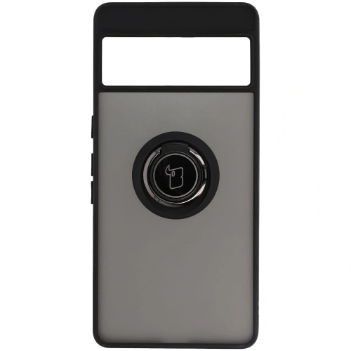 Buy Bizon Case Hybrid Ring Google Pixel 7 Pro smoky with a black frame - BIZ349 - {ean13} - Home Screen Store Europe