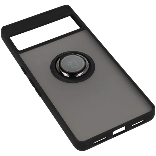 Buy Bizon Case Hybrid Ring Google Pixel 7 Pro smoky with a black frame - BIZ349 - {ean13} - Home Screen Store Europe