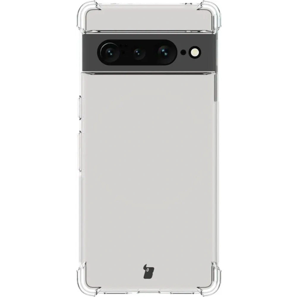 Etui + 2x folia Bizon Case Clear Pack do Google Pixel 7 Pro przezroczyste