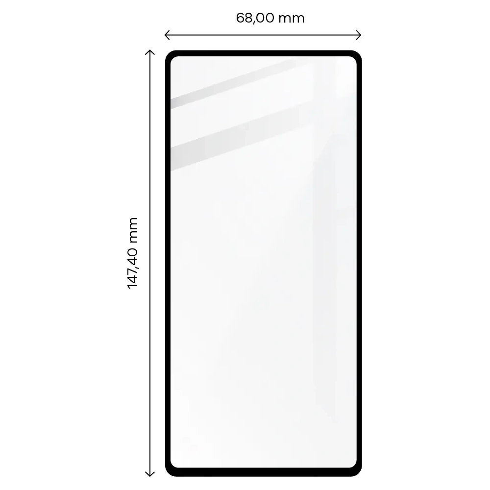 Szkło hartowane Bizon Glass Edge 2 do Pixel 7A czarne