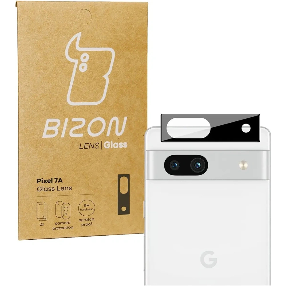 Szkło na aparat Bizon Glass Lens do Pixel 7A [2 PACK]