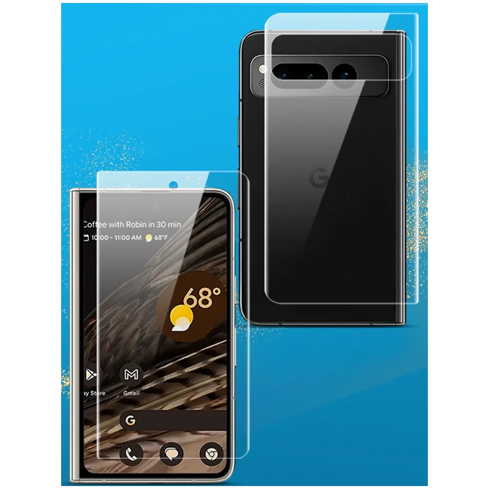 Folia hydrożelowa na tył i przód Bizon Glass Hydrogel Pixel Fold