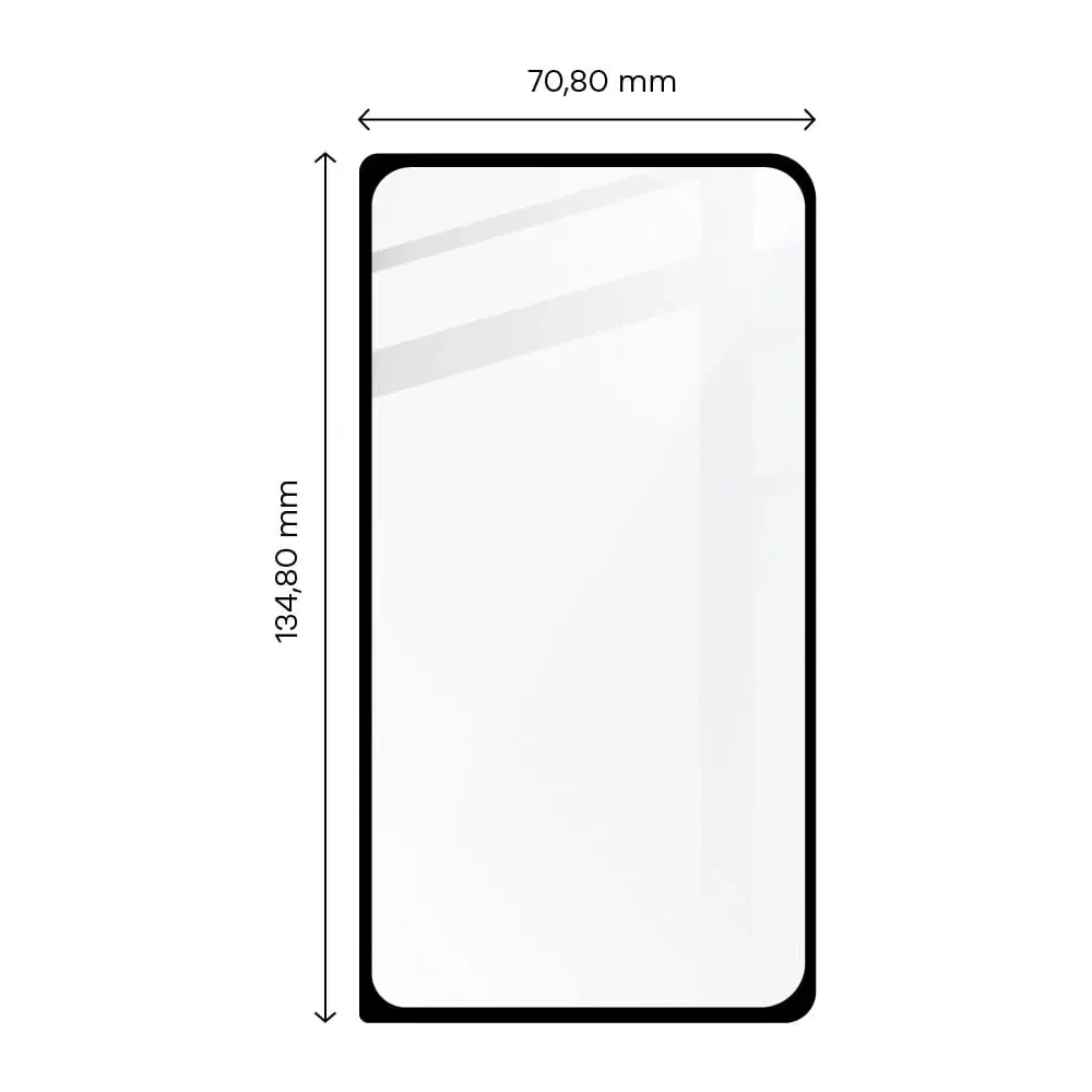 Szkło hartowane Bizon Glass Edge 2 do Pixel Fold czarne