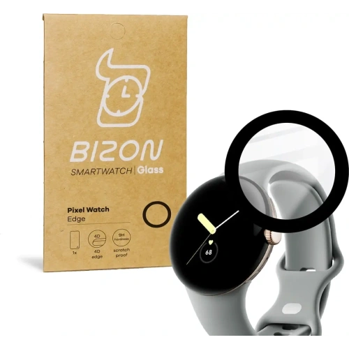Kup Szkło hartowane Bizon Glass Edge do Google Pixel Watch czarne - BIZ372 - {ean13} - Sklep Home Screen