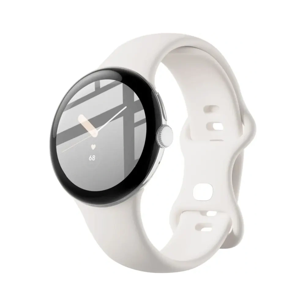 Szkło hartowane Bizon Glass Edge do Google Pixel Watch czarne