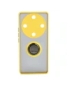 Buy Bizon Case Hybrid Ring Honor Magic5 Lite smoky with a yellow frame - BIZ373 - {ean13} - Home Screen Store Europe