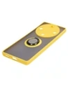Buy Bizon Case Hybrid Ring Honor Magic5 Lite smoky with a yellow frame - BIZ373 - {ean13} - Home Screen Store Europe