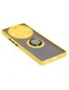 Buy Bizon Case Hybrid Ring Honor Magic5 Lite smoky with a yellow frame - BIZ373 - {ean13} - Home Screen Store Europe