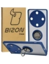 Buy Bizon Case Hybrid Ring Honor Magic5 Lite smoky with a navy blue frame - BIZ375 - {ean13} - Home Screen Store Europe